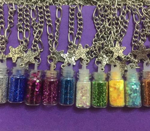 Glitter Bottle Necklace | Falakia